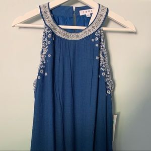 THML Victoria Embroidered Scallop Detail Dress